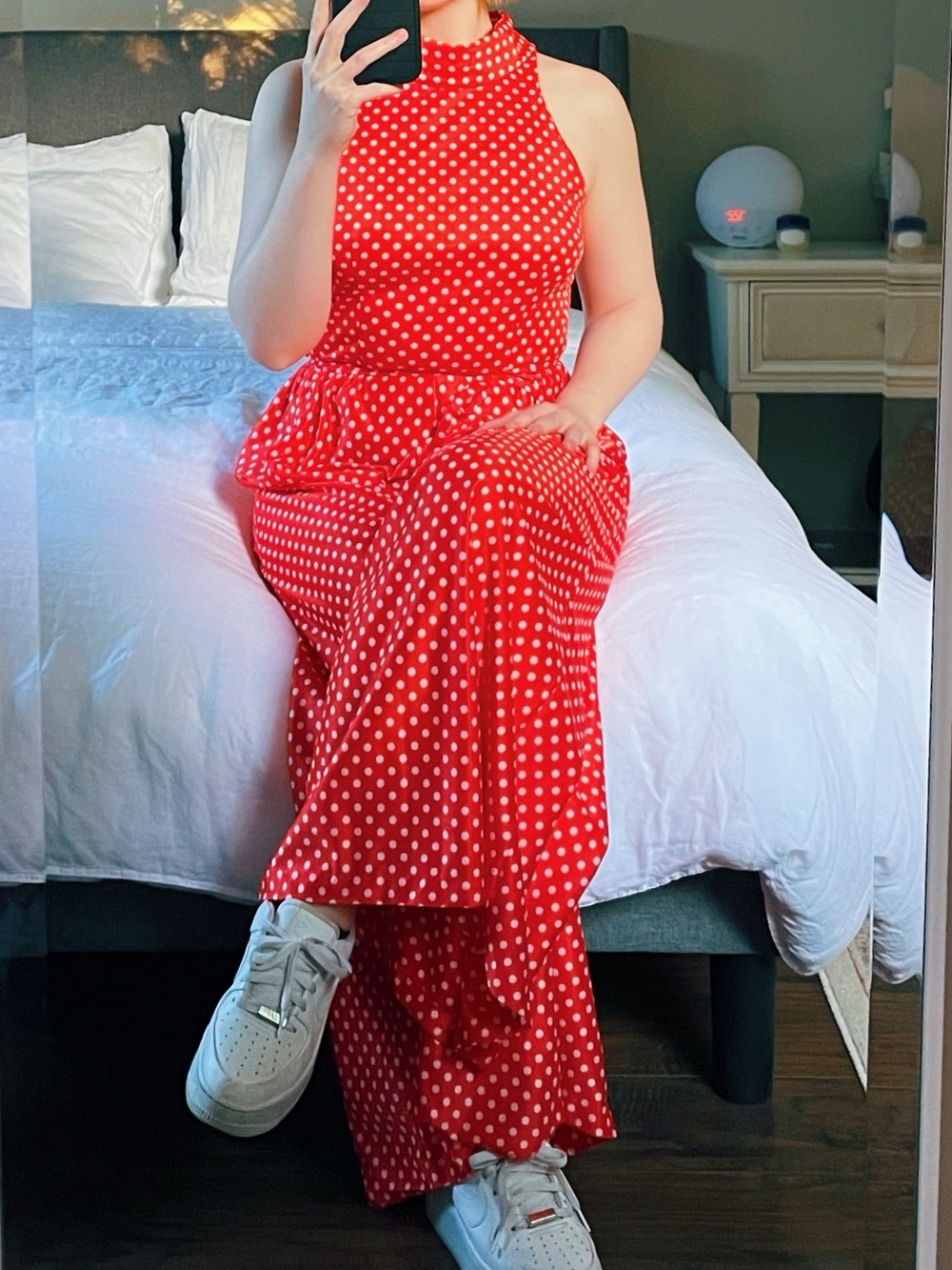 Vintage Red Polka Dot Jumpsuit
